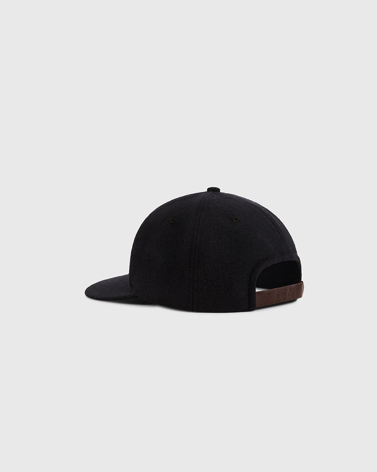 The Ebbets Field Pittsburgh Crawfords 1933 Authentic Wool Ballcap is shown from the back with an adjustable strap and curved brim, set against a plain light gray background.