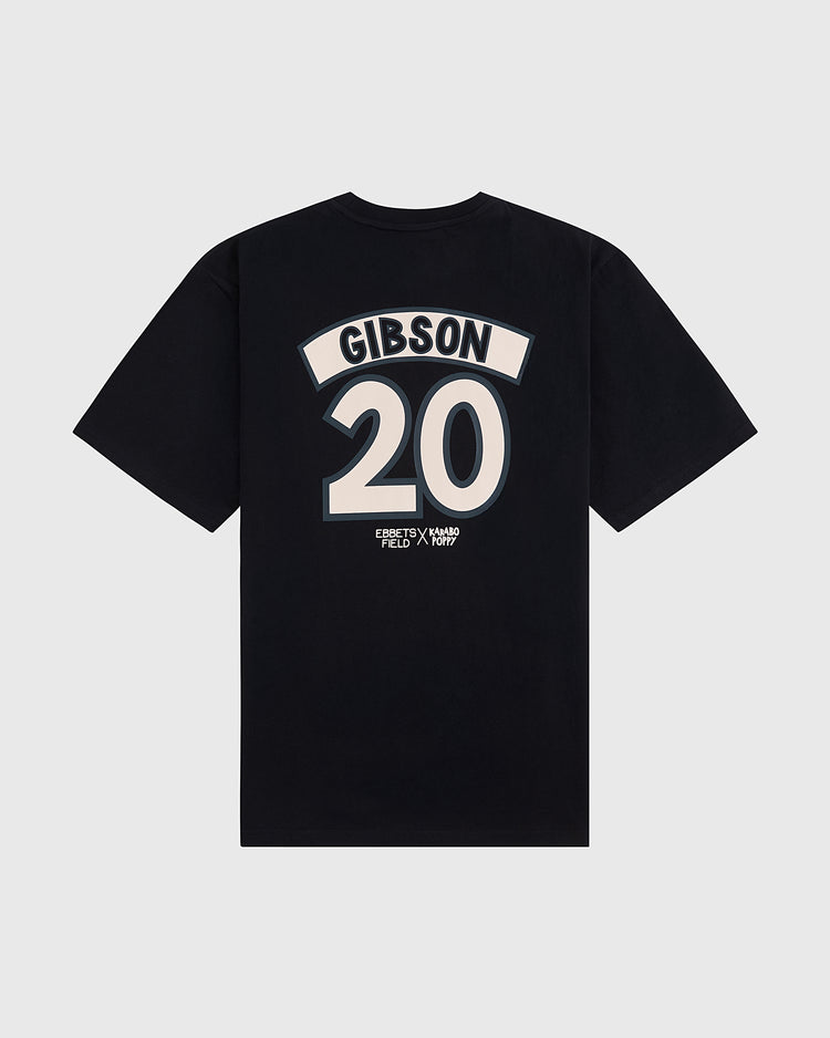The Ebbets Field Karabo Poppy x Josh Gibson tee features 