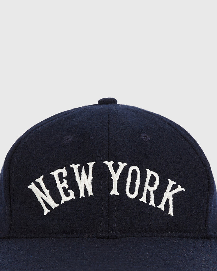 The New York City Series Wool Ballcap by Ebbets Field features 