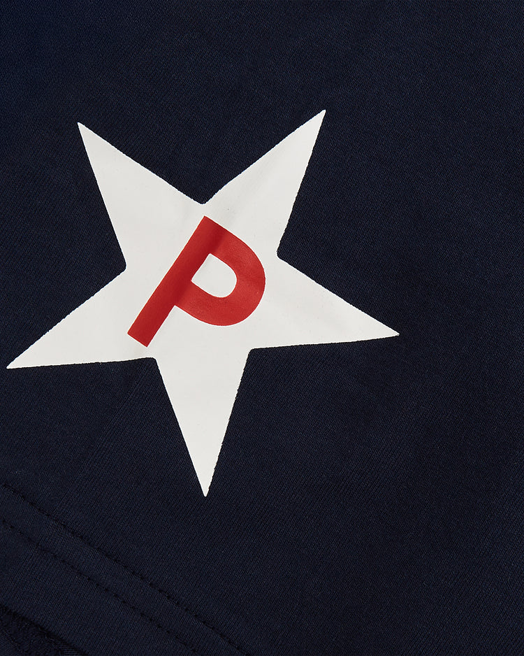 The Ebbets Field Philadelphia Stars Short Sleeve Graphic T-Shirt features a white star with a red 