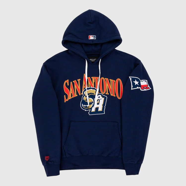 The Ebbets Field San Antonio Missions MiLB Cotton Hooded Sweatshirt features 