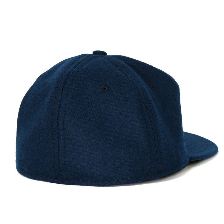 The EFF Gonzaga University 1971 Vintage Ballcap is a navy blue classic with a flat brim, shown from the back with no visible logo or adjustable strap—a true throwback style reproduction.
